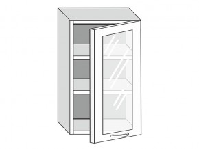 19.50.3 Шкаф настенный (h=913) на 500мм с 1-ой стекл. дверцей в Соликамске - solikamsk.magazinmebel.ru | фото