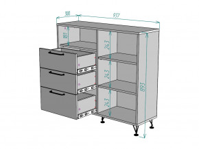 Комод Лофт K103 в Соликамске - solikamsk.magazinmebel.ru | фото - изображение 3