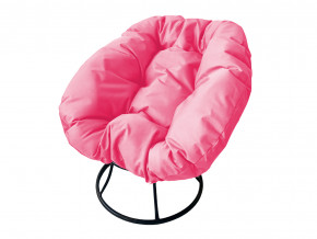 Кресло Пончик без ротанга розовая подушка в Соликамске - solikamsk.magazinmebel.ru | фото