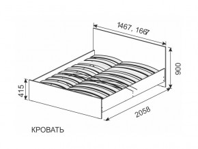 Кровать 1600х2000 ортопедическое основание в Соликамске - solikamsk.magazinmebel.ru | фото