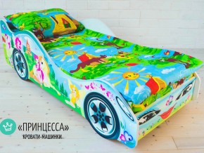 Кровать детская машинка Принцесса в Соликамске - solikamsk.magazinmebel.ru | фото