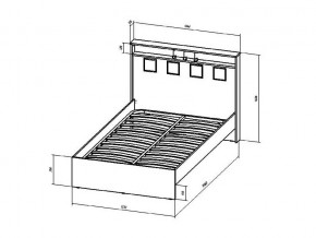 Кровать Коста-Рика 1200 в Соликамске - solikamsk.magazinmebel.ru | фото - изображение 2