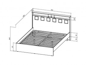 Кровать Коста-Рика 1600 в Соликамске - solikamsk.magazinmebel.ru | фото - изображение 2