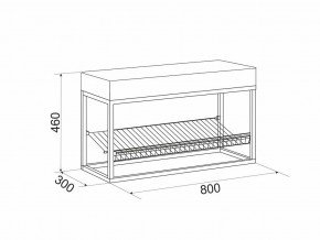 Обувница Крафт 1 G61771 в Соликамске - solikamsk.magazinmebel.ru | фото - изображение 2