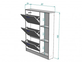 Обувница W107 в Соликамске - solikamsk.magazinmebel.ru | фото - изображение 3