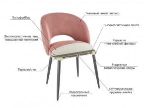 Стул Моли беж велюр-белый в Соликамске - solikamsk.magazinmebel.ru | фото - изображение 3